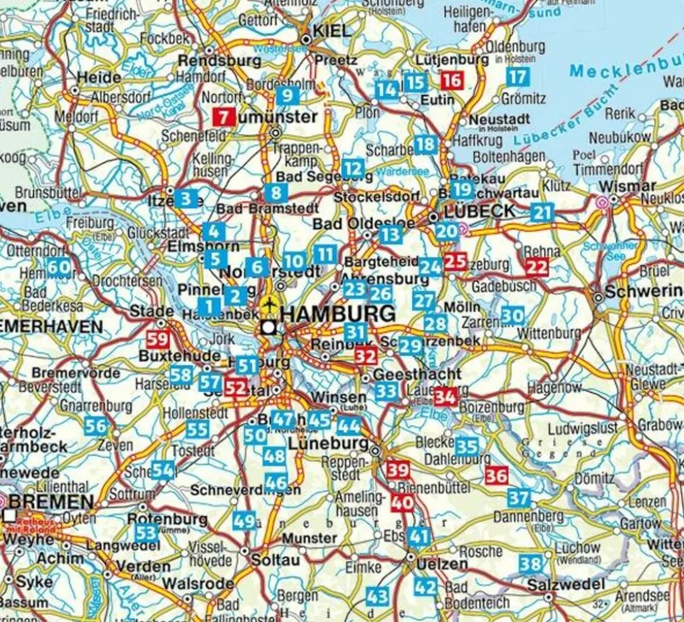 Rother Wandelgids Rund um Hamburg