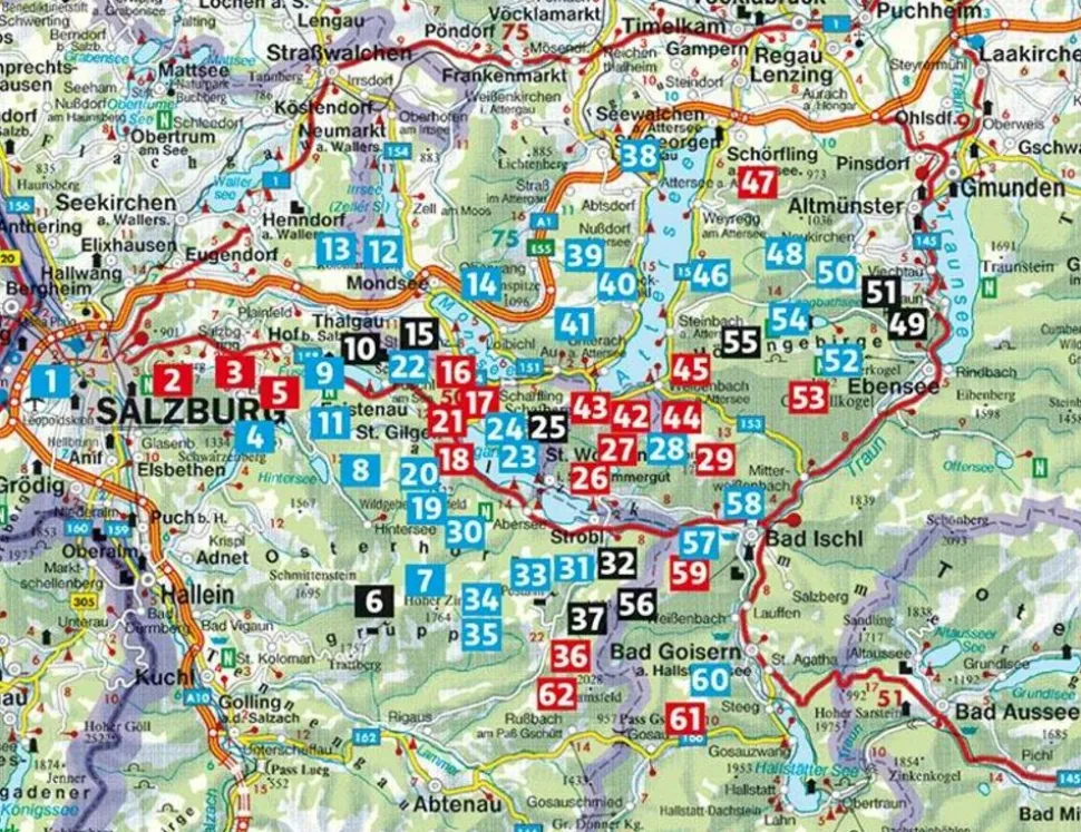 Rother Wandelgids Salzkammergut West