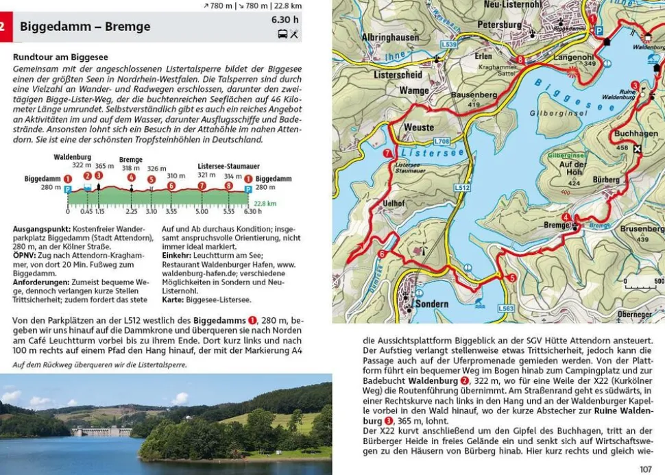 Rother Wandelgids Sauerland mit Rothaarsteig