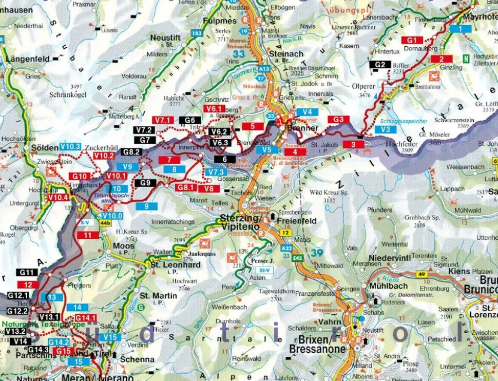 Rother Wandelgids Tiroler Höhenweg