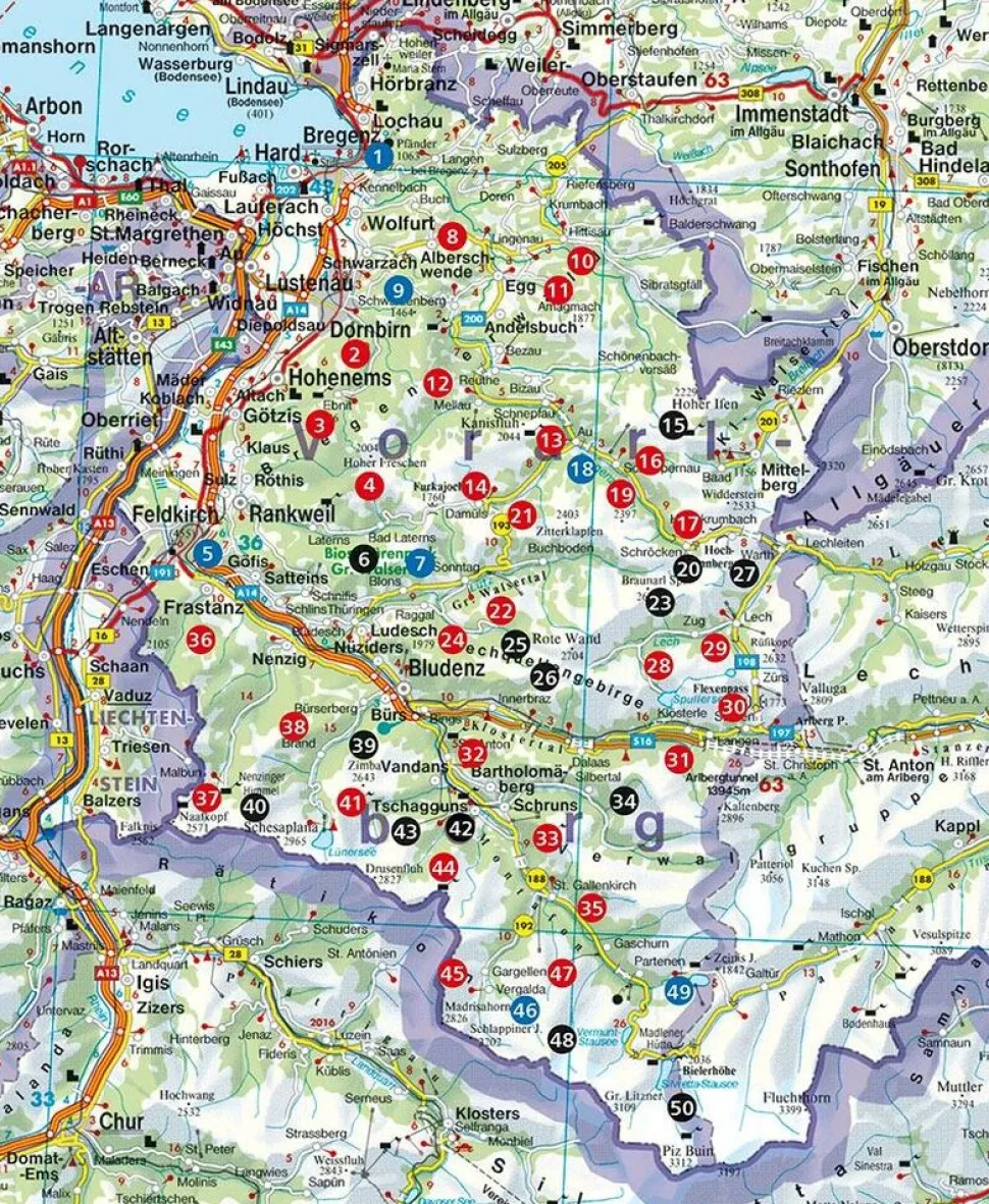 Rother Wandelgids Voralberg - Zwischen Bodensee und Silv
