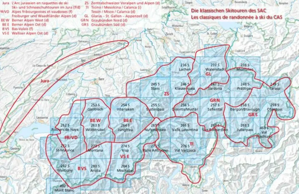 SAC Skitourenführer Walliser Alpen Ost