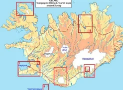 Serkort IJsland Wandelkaart 7 Porsmörk Landmannalaugar