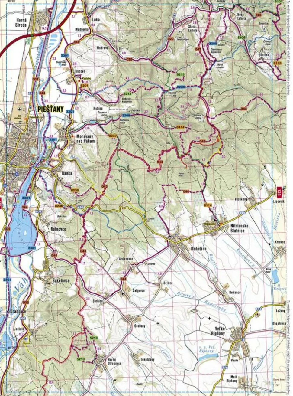 Shocart Maps Fietsatlas Slowakije - Cyckloatlas Slovensko
