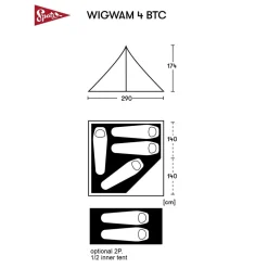 spatz Wigwam 4 BTC brown sand