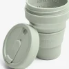 Stojo Junior Cup met rietje 250 ML sage