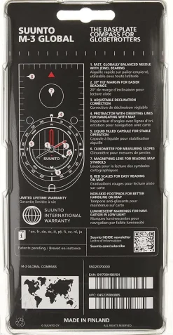 Suunto Plaatkompas M-3 G/CL CM Global Balance System