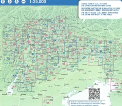 Tabacco Topografische wandelkaart 040 Sarntaler Alpen 1:25.000