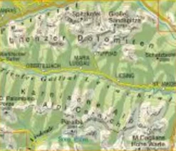 Tabacco Topografische wandelkaart 072 Lienzer Dolomiten