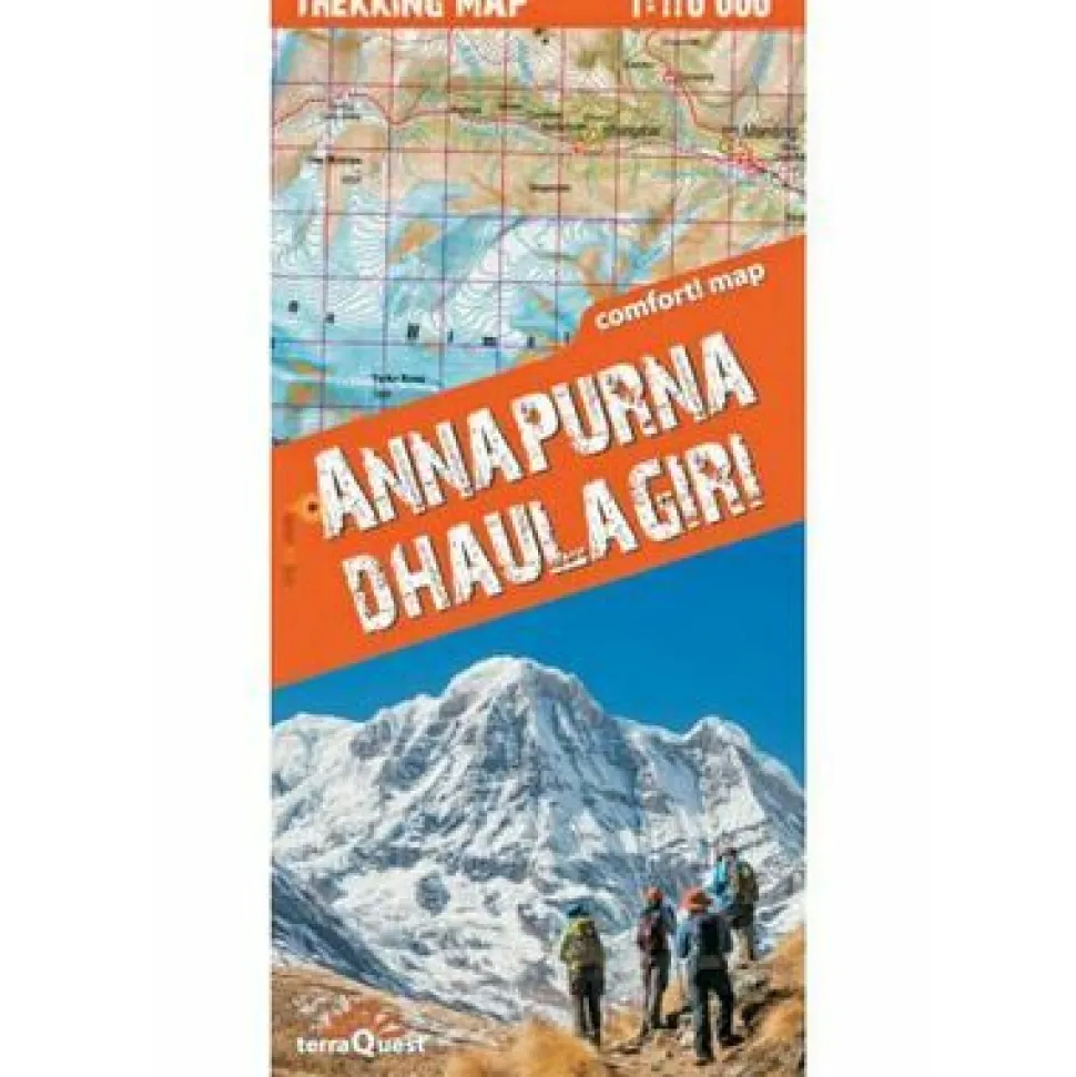 TerraQuest Trekkingkaart Annapurna - Dhauligiri