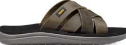Teva M Voya Slide Leather