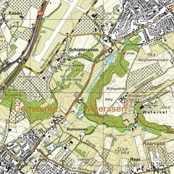 Topografische Dienst Nederland Topografische kaart 17B Beilen