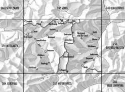 undesamt - Swisstopo Topografische kaart 255 Sustenpas