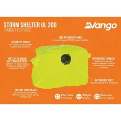 Vango Storm Shelter UL 200 Viper Green