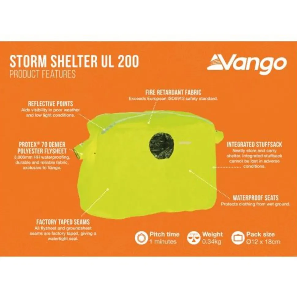 Vango Storm Shelter UL 200 Viper Green