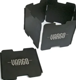 Vargo Aluminium Windscherm Zwart