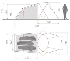 VAUDE Allround Chapel XT 3P