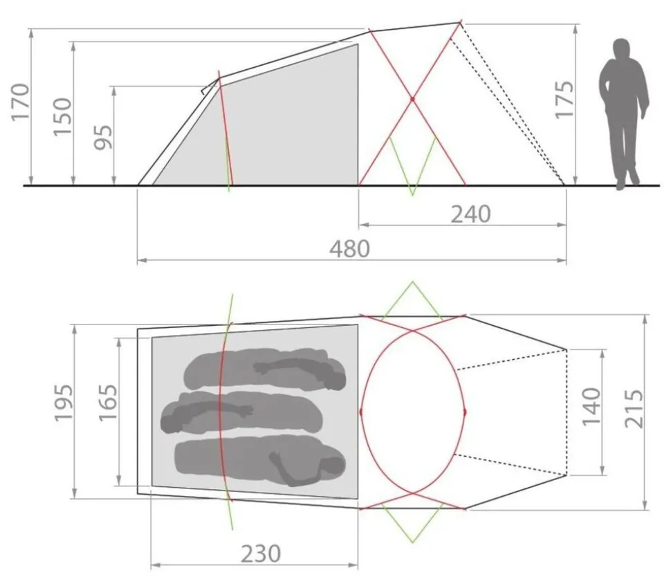 VAUDE Allround Chapel XT 3P