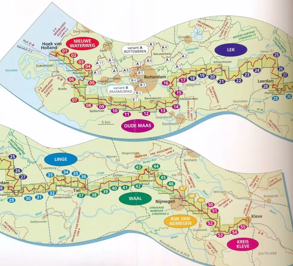 Wandelplatform LAW Wandelgids LAW 6 Grote Rivierenpad