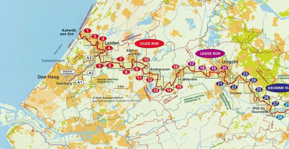 Wandelplatform LAW Wandelgids LAW 16 Romeinse Limespad